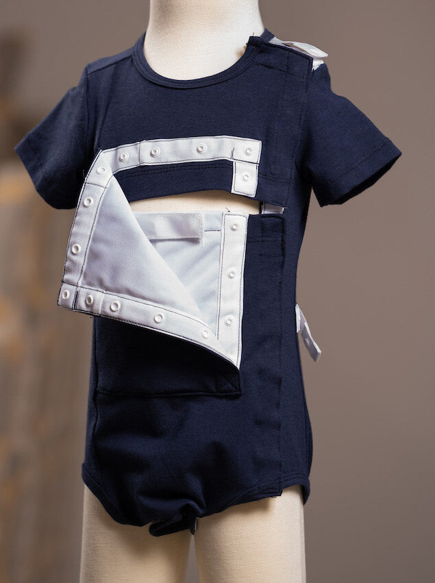 Navy-onesie-open pocket